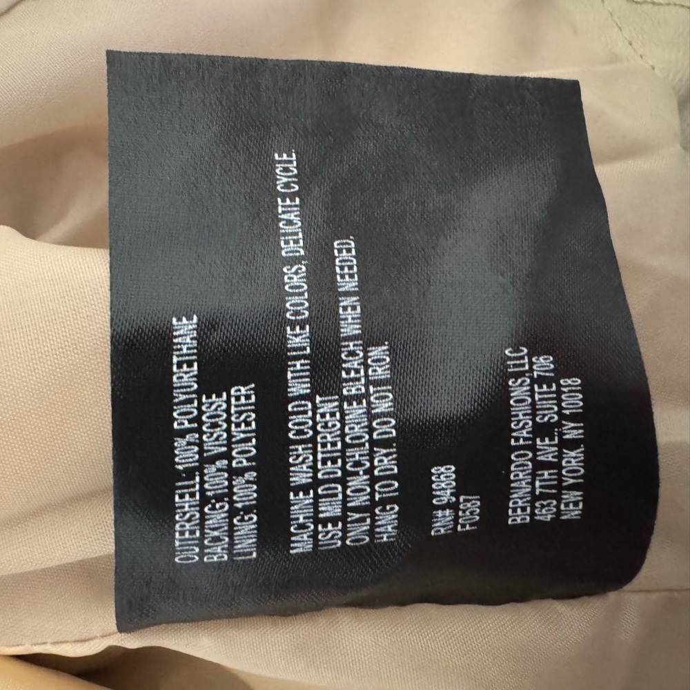 Bernardo Beige Leather Jacket - image 6